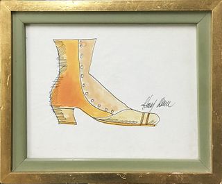 Harry Dunn - Boot Watercolor