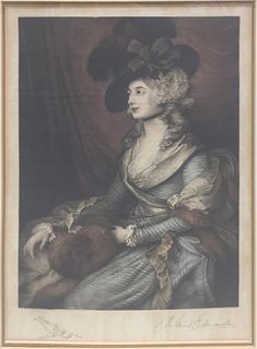 Samuel Arlent-Edwards - Mrs. Siddons after Thomas