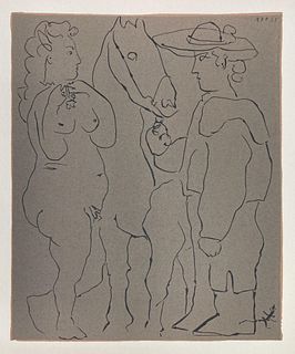 Pablo Picasso - Picador femme et cheval