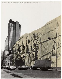 Christo - The Museum of Modern Art Wrapped Project for New York