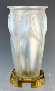 Rene Lalique "Ceylan" Opalescent Vase