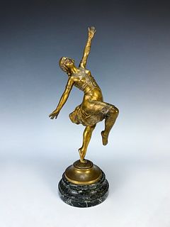 Jean Garnier (1853-1910) Bronze Art Nouveau Dancer