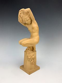 Art Nouveau Terracotta Nude Figurine