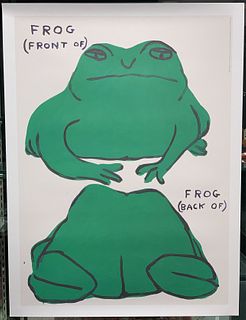 David Shrigley "Frog (Front of) Frog (Back of)