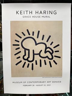 Keith Harring (1958-1990) "Grace House Moral"