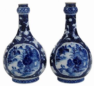 Pair of Chinese Porcelain Guglets/