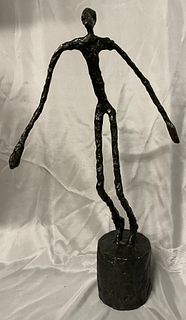 SWISS LARGE ABSTRACT BRONZE SCULPTURE ALBERTO GIACOMETTI
