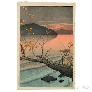 Kawase Hasui (1883-1957), Nenokuchi Lake, Towada