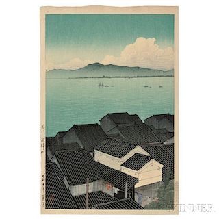 Kawase Hasui (1883-1957), Okitsu Town, Suraga