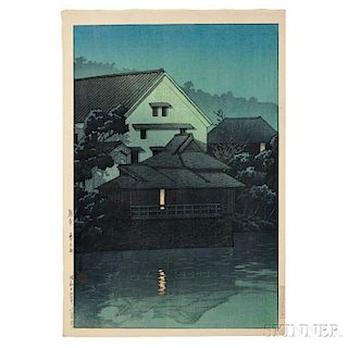 Kawase Hasui (1883-1957), Kasuga Town, Kumamoto