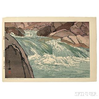Hiroshi Yoshida (1876-1950), Rapids of the Nakabusa River