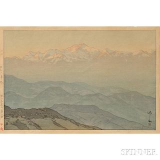 Hiroshi Yoshida (1876-1950), Kinchinjanga - Afternoon