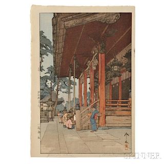 Hiroshi Yoshida (1876-1950), Yasaka Shrine