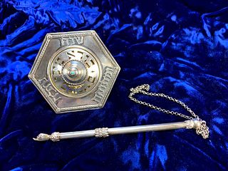 Two Sterling Silver Judaica Items