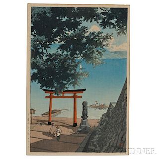 Kawase Hasui (1883-1957), Four Color Woodblocks