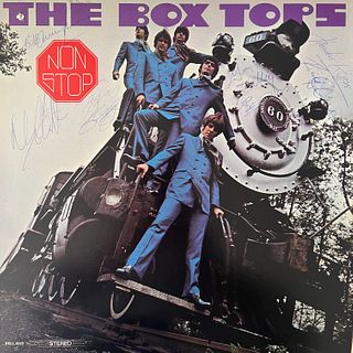 The Box Tops Non Stop signed album 