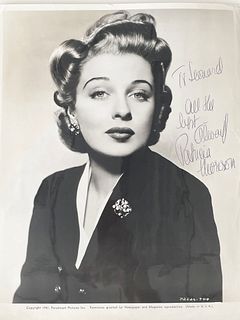 Patricia Morrison signed photo
