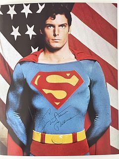 Superman Christopher Reeve signed photo