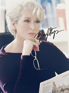 The Devil Wears Prada Meryl Streep signed movie photo