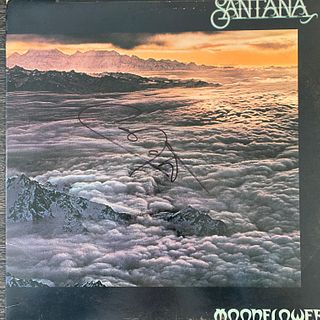 Santana Moonflower signed album