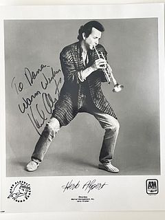 Musician Herb Alpert signed photo