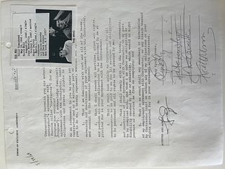 The Who signed contract 