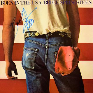 Bruce Springsteen signed Born In The U.S.A album