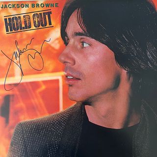 Jackson Browne Hold Out signed album