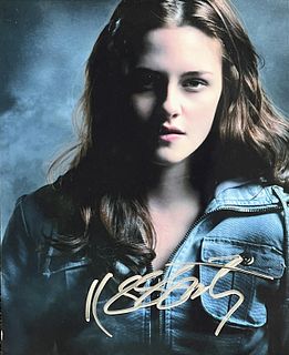 Twilight Kristen Stewart signed movie photo 