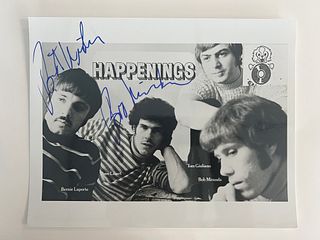 The Happenings signed photo