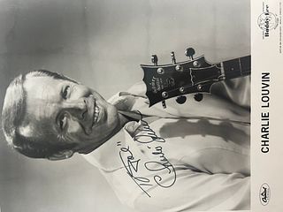 Charlie Louvin signed photo