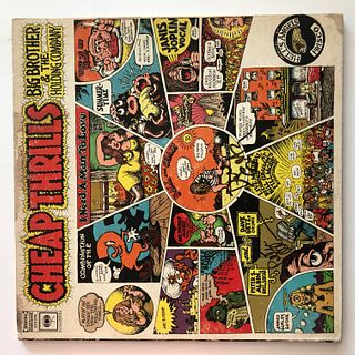 Big Brother And The Holding Company Cheap Thrills signed album
