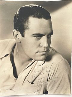 Chester Morris signed photo