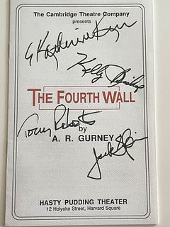 The Fourth Wall signed pamphlet 