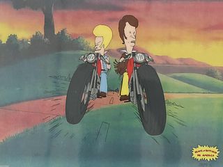 Beavis and Butthead Gang of Two limited edition serigraph cel 