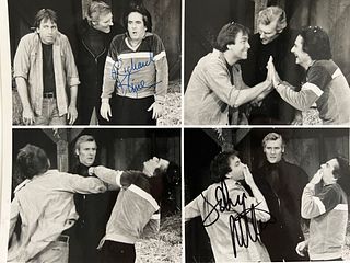 Three's Company John Ritter and Richard Kline signed movie photo
