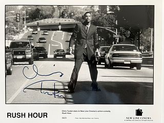 Rush Hour Chris Tucker signed movie photo