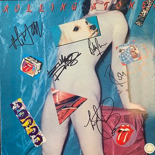 Rolling Stones Undercover signed album