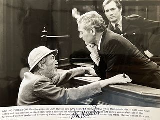 John Huston signed movie photo