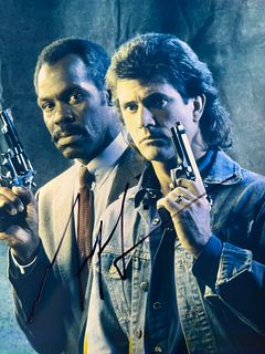 Lethal Weapon Mel Gibson signed movie photo