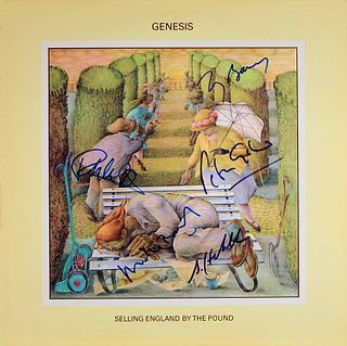 Genesis signed album