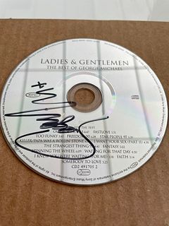 George Michael signed Ladies & Gentleman CD