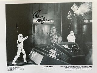 Star Wars Peter Mayhew signed photo