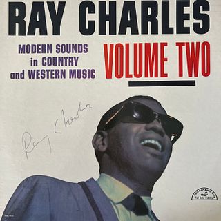 Ray Charles signed Volume II album