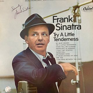 Frank Sinatra signed Try A Little Tenderness album