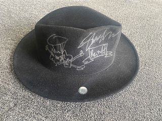 Guns N Roses Slash signed hat 