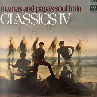 Mamas and Papas Classics IV signed album 