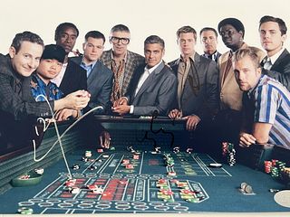 Ocean's Eleven cast signed movie photo