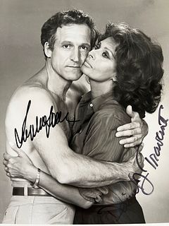 Sophia Loren and Daniel J. Travanti signed photo