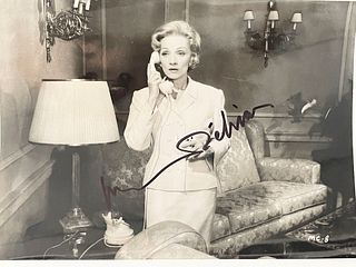 Marlene Dietrich signed photo